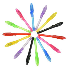 Conjunto de 14 canetas invisíveis com luz UV, marcadores de tinta que desaparecem para mensagens secretas, canetas de 13,4 cm em 6 cores, design