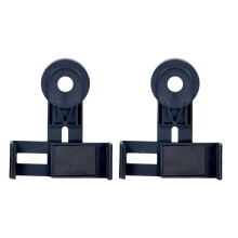 OUNONA2PCS Teleskop Telefonmonteringsadapter Telefon Mobilholder Svart