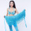 Sciorta Midi do Mhná, Sciorta Fillte Tassel le Sequin do Chlub, Sciorta Mini Gorm 3