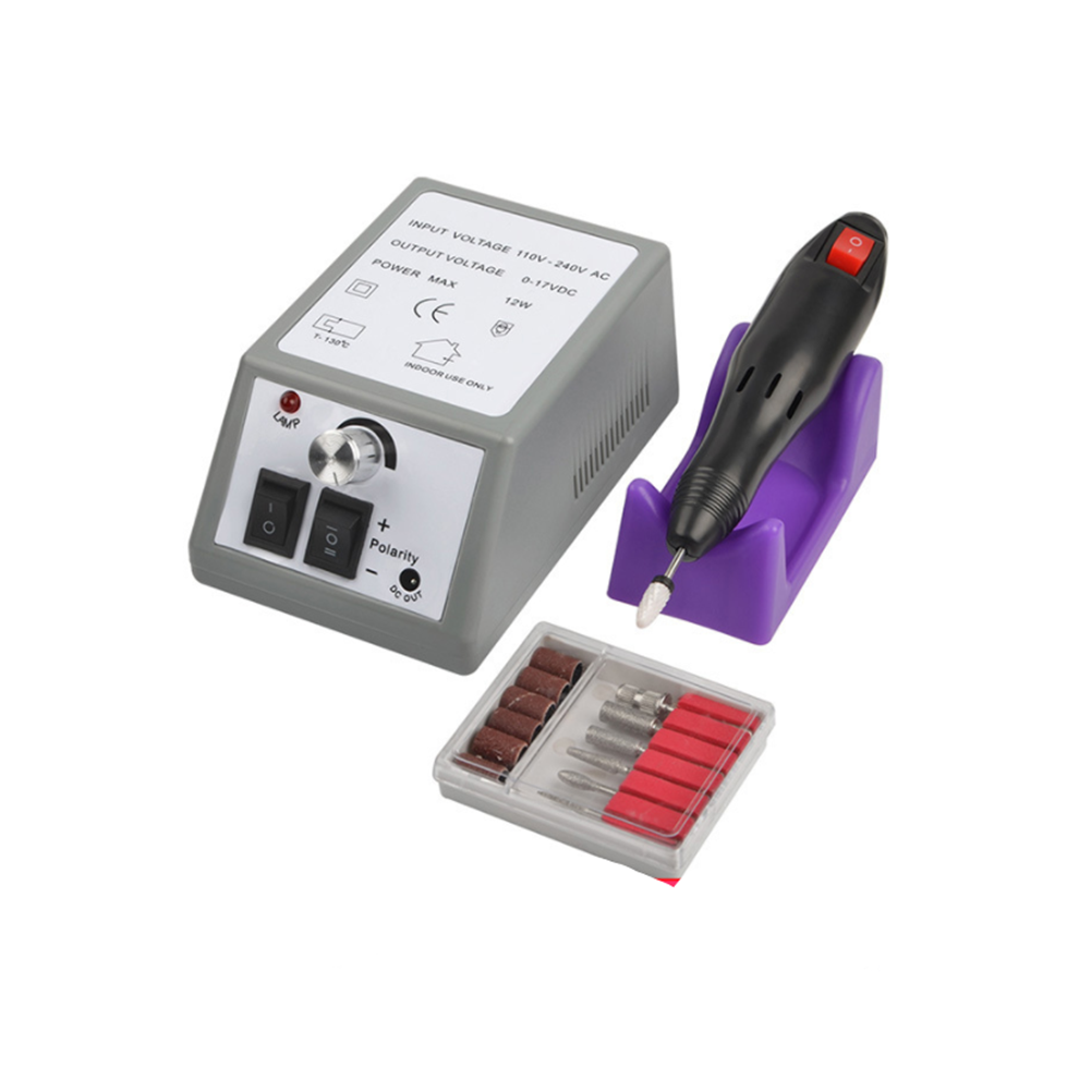 Inf Electric Nail File With 12 Grinding/Polishing Accessories