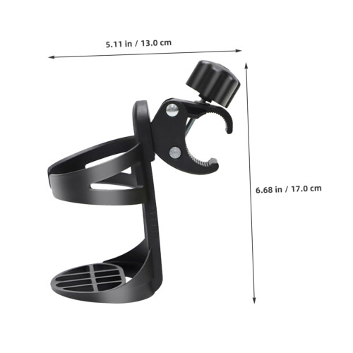 Wheelchair Cup Holder and Walker Drink Holder, Adjustable SpillResistant Stroller Accessory, 2pcs 1