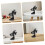 Wheelchair Cup Holder and Walker Drink Holder, Adjustable SpillResistant Stroller Accessory, 2pcs 3