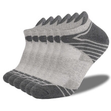 Herren- und Damensocken, schweißabsorbierend, 6er-Pack, lässig, dünn, einfarbig, atmungsaktiv, schweißabsorbierend, kurze Sportsocken