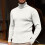 Herren Slim Fit Strickpullover, lässiger Basic-Rollkragenpullover, langärmlig, leichtes Unterhemd, Thermoshirt 6