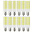 EASTIN12 λαμπτήρες LED E12 10W, θερμό κίτρινο, 110-220V, συμβατοί με ανεμιστήρες οροφής και 1