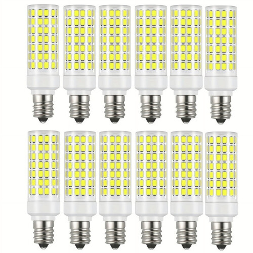 EASTIN12 λαμπτήρες LED E12 10W, θερμό κίτρινο, 110-220V, συμβατοί με ανεμιστήρες οροφής και