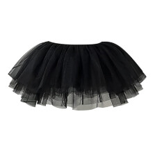 Anágua feminina com aro ajustável, saia curta de renda estilo Lolita para vestido gótico preto longo.