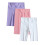 Conjunto de 3 Shorts de Vôlei Femininos de 2 a 12 Anos, 5 Polegadas, Elásticos, para Ginástica, Yoga e Dança. 1