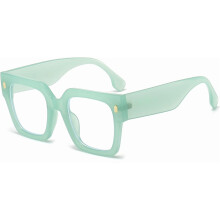 Lunettes de protection anti-lumière bleue oversize tendance pour femmes et hommes, monture carrée large, lunettes d'ordinateur