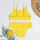 Μαγιό για νήπια Girl2Piece Sport Soild Ψηλόμεσο σετ μπικίνι με στάμπα 5