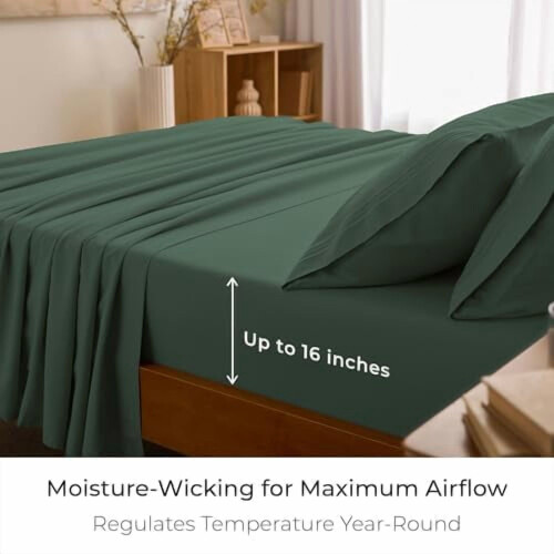Microfiber Queen Sheet Set 4-Piece Deep Pocket 2