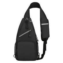 Bolsas transversais para mulheres e homens, mochila impermeável, bolsa de ombro para trabalho, caminhadas e uso casual.