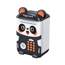 Cofrinho eletrônico em formato de panda, enfeites, brinquedo em formato de panda, caixa para guardar dinheiro, artesanato de cofrinho.