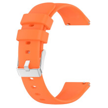 Cinturino di ricambio in silicone per Amazfit Bip3Pro/Bip3/Bip U/Bip/Bip Lite – Regolabile, comodo, traspirante, assorbente del sudore (arancione)