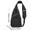 Τσάντες Crossbody για γυναίκες άνδρες αδιάβροχο σακίδιο πλάτης Sling για εργασία 3