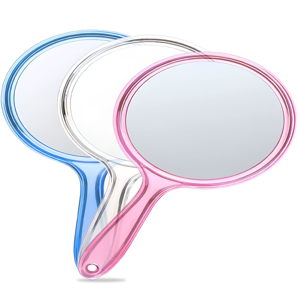 ACDANC double-sided handheld mirror 1X/3X set of 3