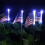 3-pack solcellslampor med amerikansk flagga 5