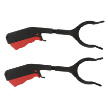 Grabber Pickup Tool 2pcs 28cm Lightweight Trash Picker for Seniors Reduce Bending Easy OneHand Use