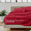 Σετ σεντονιών Twin XL – Luxury1800Ultra-Soft Microfiber, Deep Pockets, 3 τεμαχίων (Κόκκινο) – Συμβατό με 4