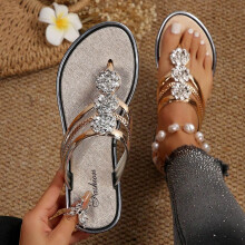 Chinelo feminino YOUSNH Cool, sola macia, resistente ao desgaste, estilo sandália de praia, rasteiro, para mulheres, ideal para o verão, modelo