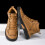Άνετες χειροποίητες δερμάτινες μπότες Olveros Boots για άνδρες, αδιάβροχες, με στήριξη 5