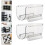 2Pcs Wine Racks Stackable Bottle Holder for Dining Table and Refrigerator 4
