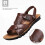Men's Genuine Leather Classic Open Toe Sandals 6
