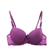 Sexy BH for kvinner med blonder, push-up, brystjustering, push-up-støtte, AB-kopp