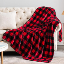 Buffalo Plaid fleece -heittohuopa 99x137 cm