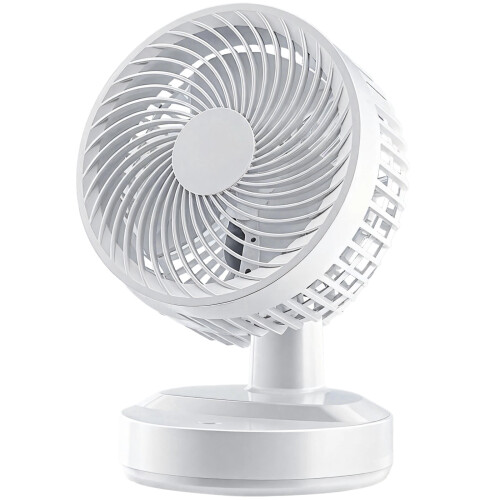 Ventilatore da scrivania USB con oscillazione a 70 e 4 velocità