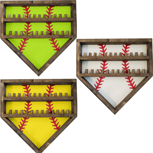 Vitrine murale pour bague de championnat avec 24 supports.
