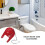 Vervangende toiletklep 3 inch rood 4
