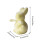 Easter Flocked Bunny Figurine 3.8 in 3 Colors 2
