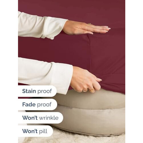 Drap-housse King à poches extra profondes 45 à 60 cm 2
