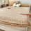 Fall/Winter Milk-Wool Figured Fitted Sheet Thickened Mattress Protector For Mattresses FullCoverage Thermal Bed Cover 5