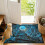 Tapete de porta com efeito 3D absorvente antiderrapante60x40cm 5