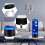 Lampe méduse LED, alimentation USB, télécommande 17 couleurs 6