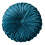 Round Velvet Floor Pillow 35cm Navy Blue 1