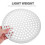 Minkissy Pizzablech mit Löchern, Backform aus Aluminiumlegierung, wärmeableitendes Material, 1 Stück 3
