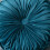 Round Velvet Floor Pillow 35cm Navy Blue 2