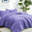 Σετ κλινοσκεπασμάτων King Size, Deep Purple, 3 τεμάχια (1 πάπλωμα + 2 κουβέρτες), ελαφρύ 2