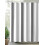 Rideau de douche imperméable à rayures grises 72 x 84 po avec œillets 2