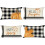 Φθινοπωρινά Μαξιλαροθήκες 12x20 ίντσες, Faux Linen, Σετ 4 τεμαχίων 1