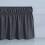 Rundum-Bettrock, Dunkelgrau, Einzel-/Doppelbett, 45,7 cm Fallhöhe 4