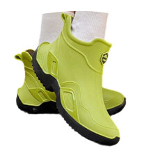 Women Rain Boots Ankle Rain Boots Waterproof Non- Casual Shoes Short Rain Boots Wide Calf For Gardening Outdoor Work And Everyday Wear Rain Boots