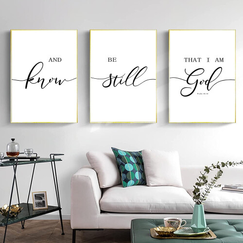 Be Still and Know I Am God Canvas Art 2