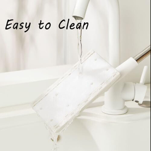 Automatic Cloth Changing Mini Mop Retractable Gripping Cleaner Flat Mops Rotating Head Push-Pull Handle Wet/Dry Use for Cleaning 2