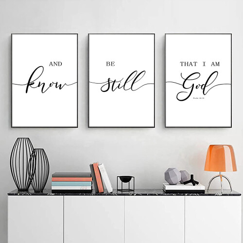 Be Still and Know I Am God Canvas Art 1
