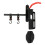 Vertical Bike Wall Mount Rack, Rustproof Metal Storage Bracket with Hooks, Space Saving for Garage 1