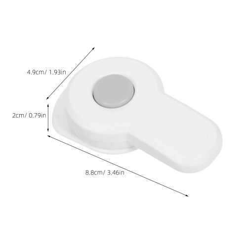 Homoyoyo4-Pack Λευκή κλειδαριά φούρνου ασφαλείας για ντουλάπια κουζίνας, εύκολη 1